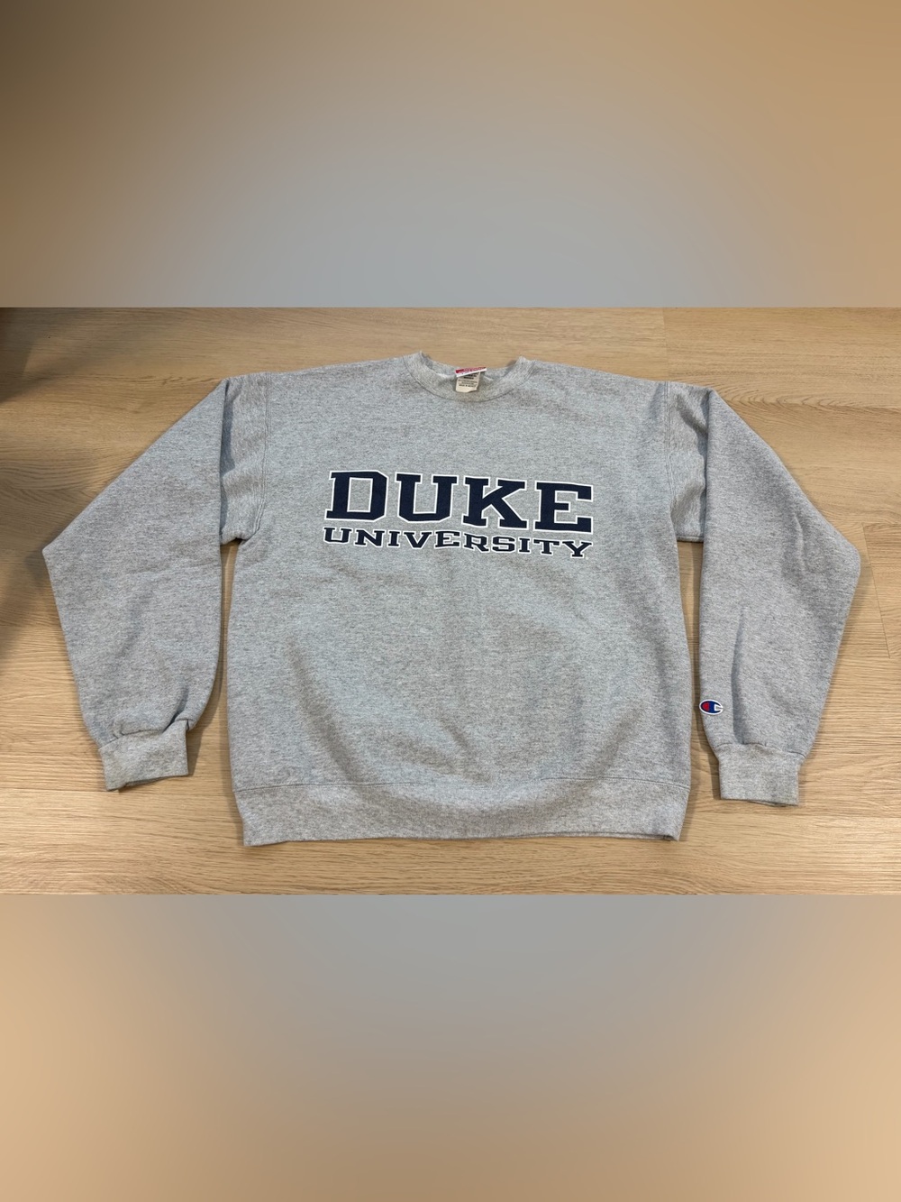 Duke University Champion Sweatshirt Men’s Size M Gray Pullover